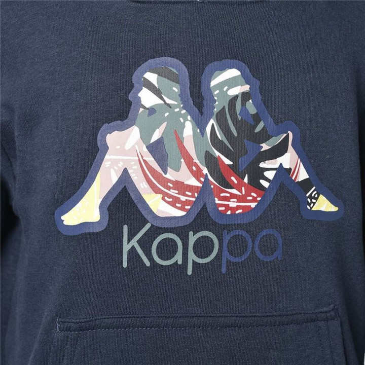 Sweat à capuche enfant Kappa Kappa Cache Bleu foncé