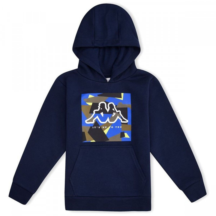 Sudadera con Capucha Niña Kappa Kappa Clot Azul oscuro