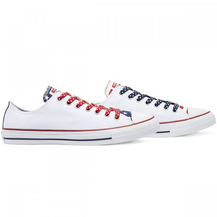 Sportschoenen voor Kinderen Converse Stars Stripes Chuck Taylor Wit