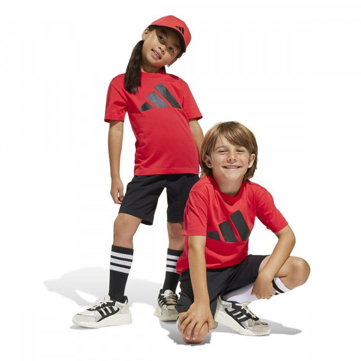 Children's Sports Outfit Adidas JC9723 Red