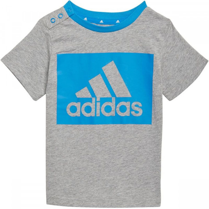Sportoutfit voor kinderen Adidas H65822 Lichtgrijs
