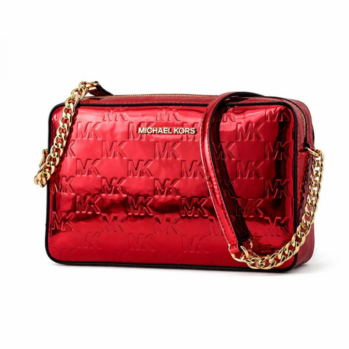 Borsa a Tracolla Michael Kors 35F5GTTC9I-CHERRY Rosso 24 x 16 x 6 cm