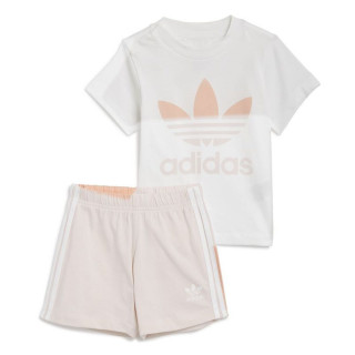 Conjunto Deportivo para Bebé Adidas Trifolio Blanco