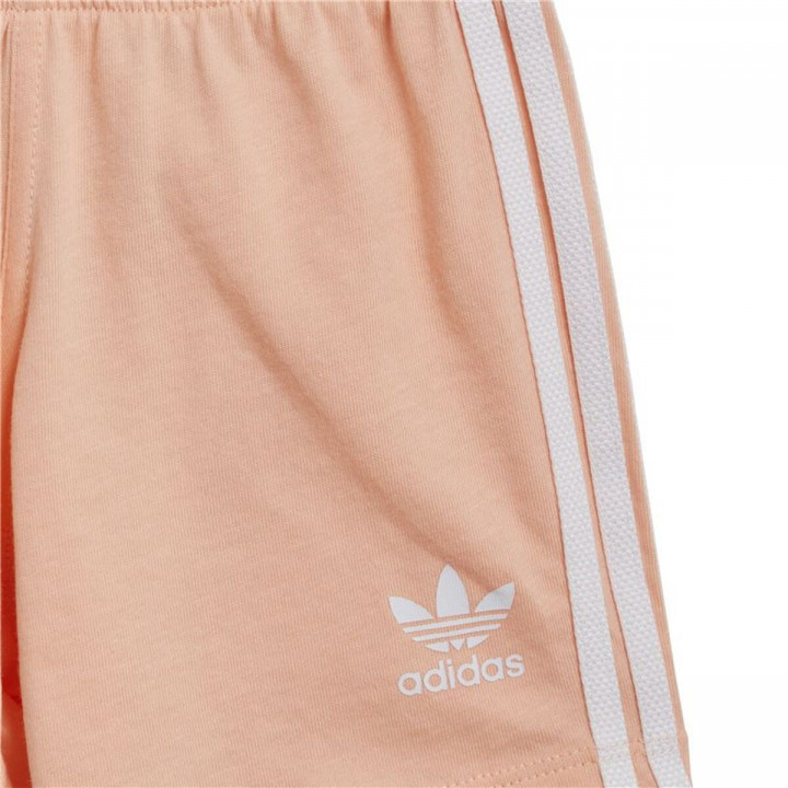 Ensemble de Sport pour Bébé Adidas Trifolio Blanc