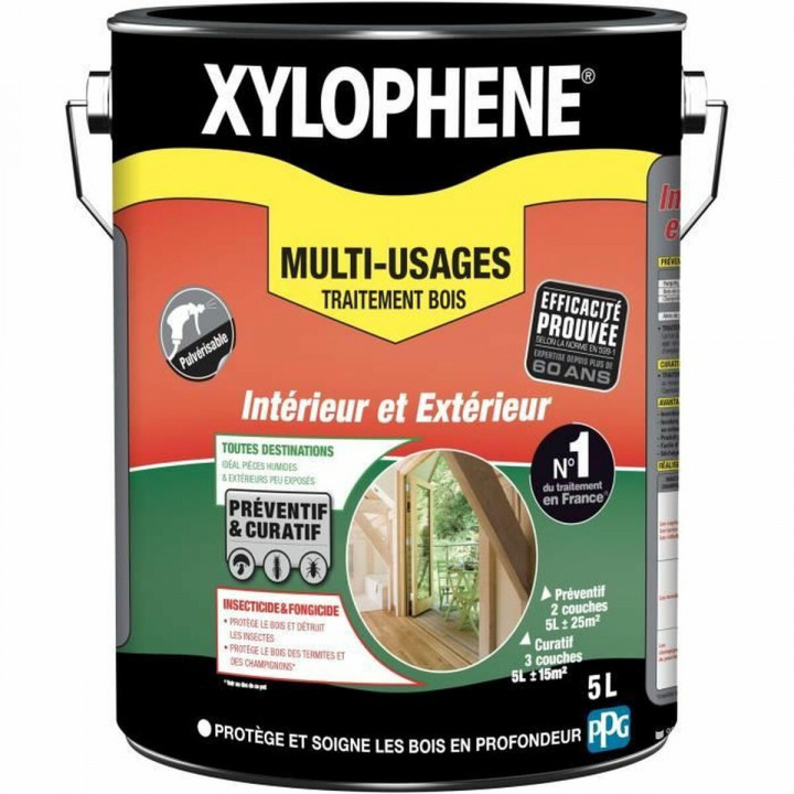 Pintura de Imprimación Xylophene Blanco Transparente 5 L
