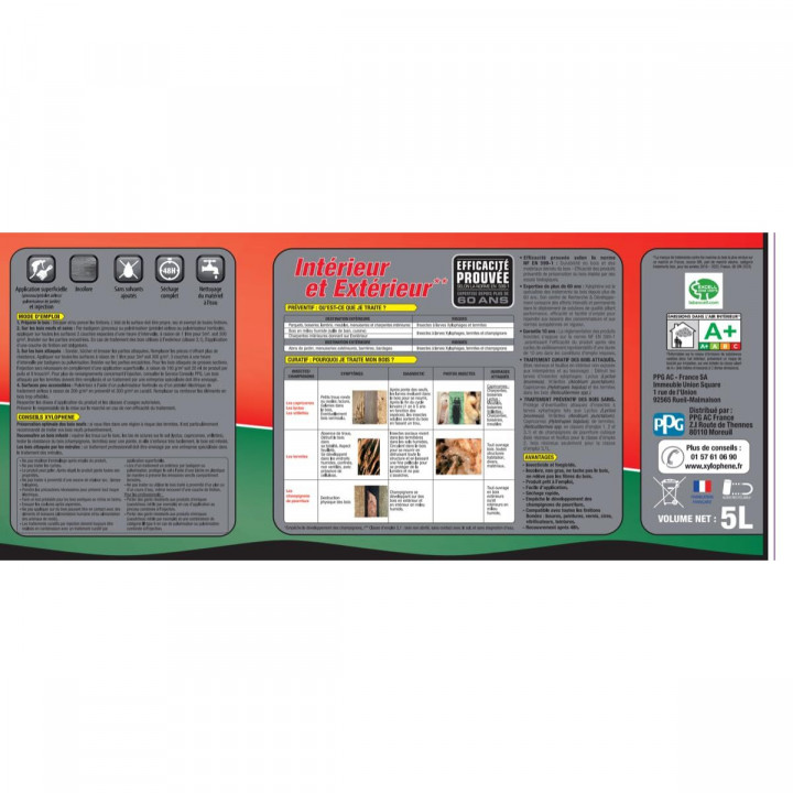 Pintura de Imprimación Xylophene Blanco Transparente 5 L