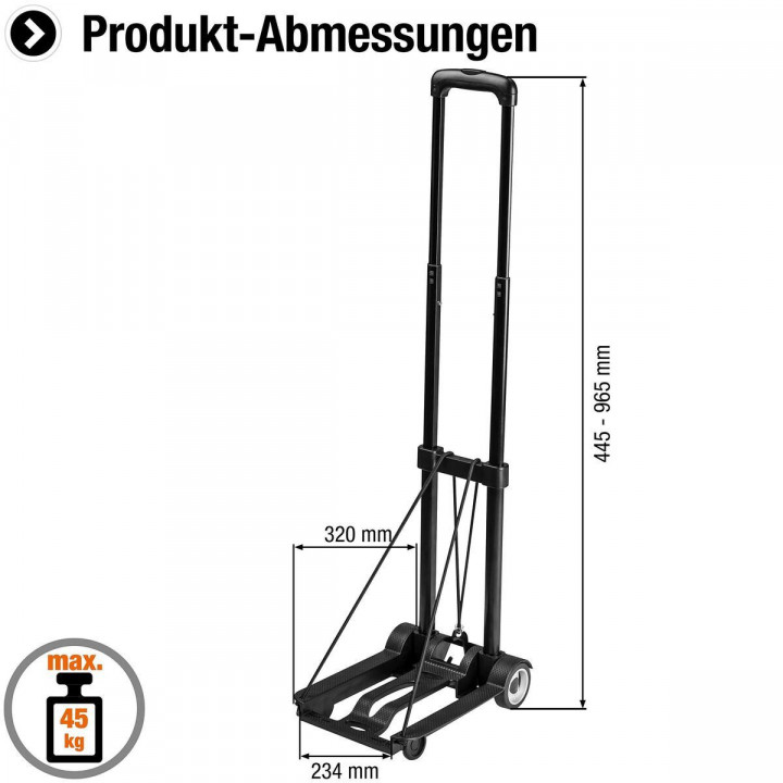 Chariot Meister DIABLO PL 8985730 Noir