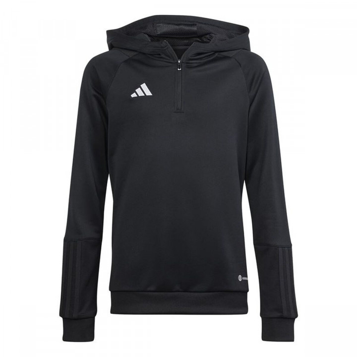 Jungen Sweater mit Kapuze Adidas Tiro23 Schwarz