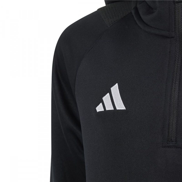 Felpa con Cappuccio Bambino Adidas Tiro23 Nero