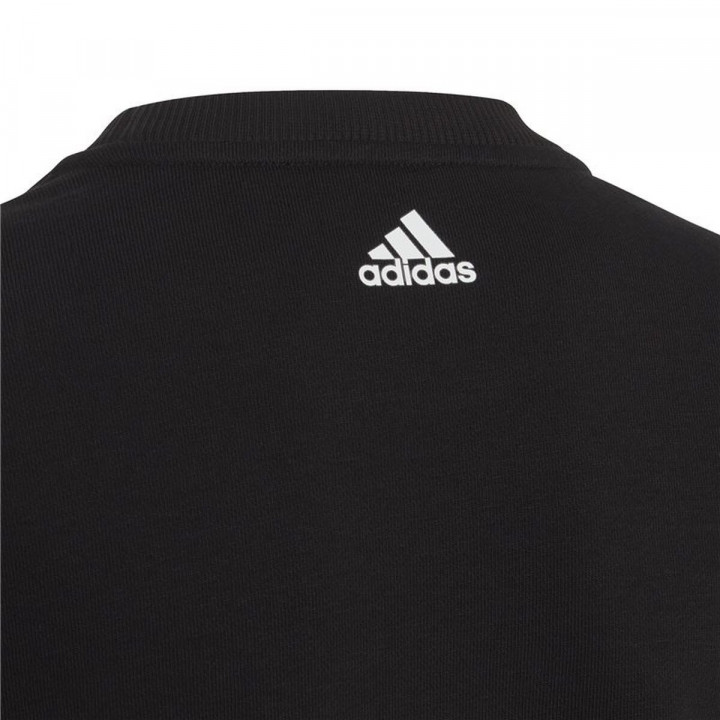Kindersweater zonder Capuchon Adidas HA4011 Zwart