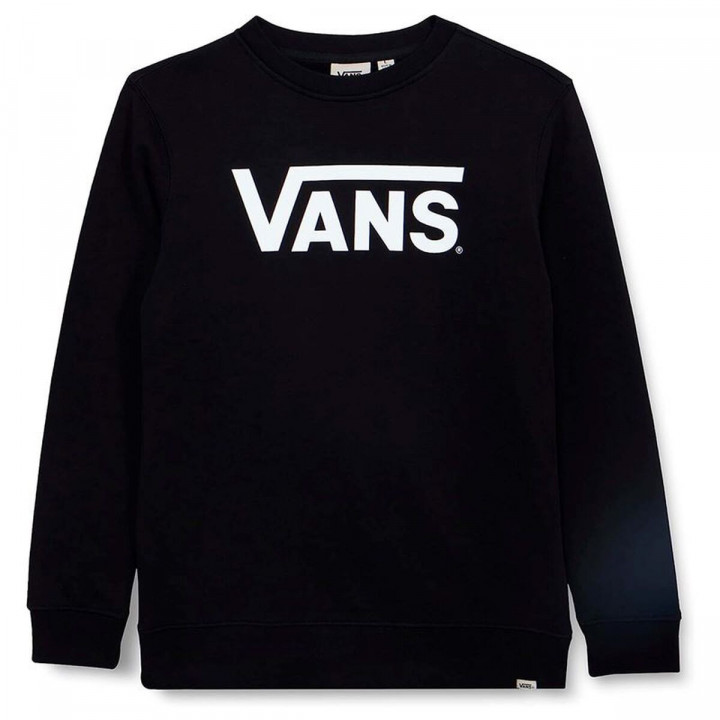 Jungen Sweater ohne Kapuze Vans VN0A7Y4NBLK1 Schwarz