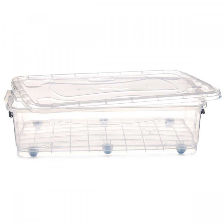 Opbergbak Kipit Plastic 40 L Met wieltjes (Refurbished D)