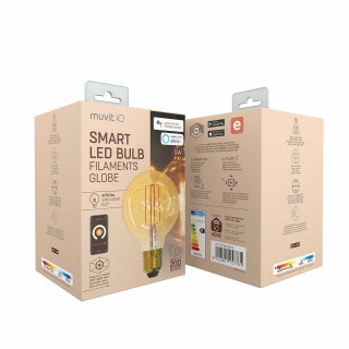 Smart Light bulb Muvit iO 5 W E27 1800 K 2700 K 480 Lm Wi-Fi