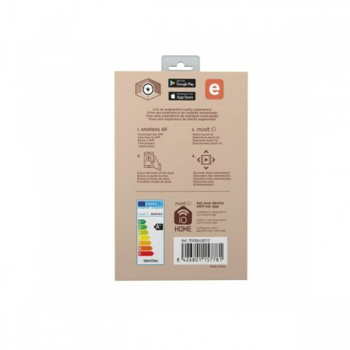 Lampadina Intelligente Muvit iO 5 W E27 1800 K 2700 K 480 Lm Wi-Fi