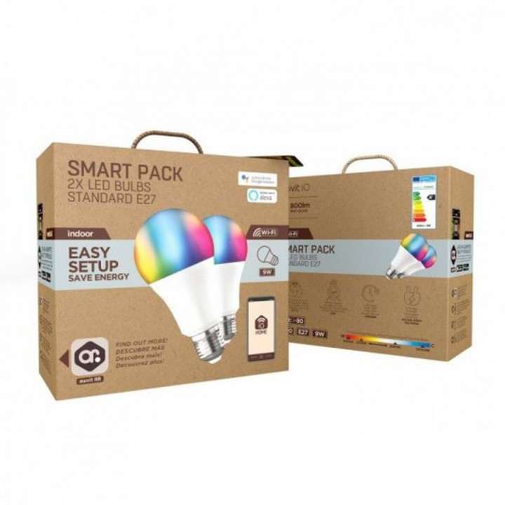 Smart Light bulb Muvit iO 9 W E27 800 lm Wi-Fi LED 2700 K 6500 K