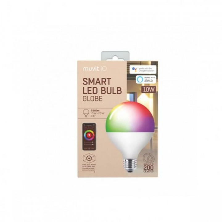 Smart Glühbirne Muvit iO 10 W E27 2700 K 6500 K 950 Lm Wi-Fi LED