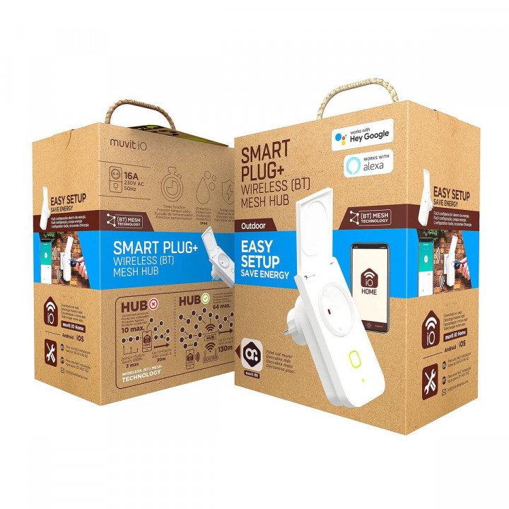 muvit iO enchufe inteligente Outdoor WiFi + Hub BT Mesh