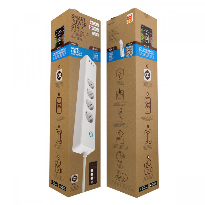 Slim Stopcontact muvit iO HT-STS-04-03-EU Wi-Fi
