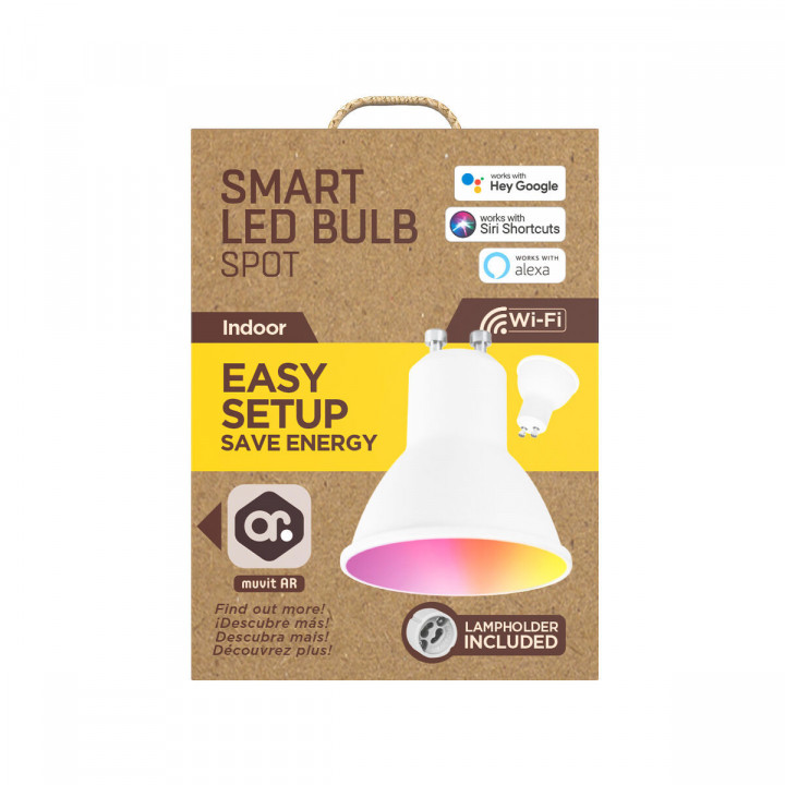 Smart Light bulb muvit iO iO Wi-Fi GU10 LED 2700 K 6500 K 400 lm