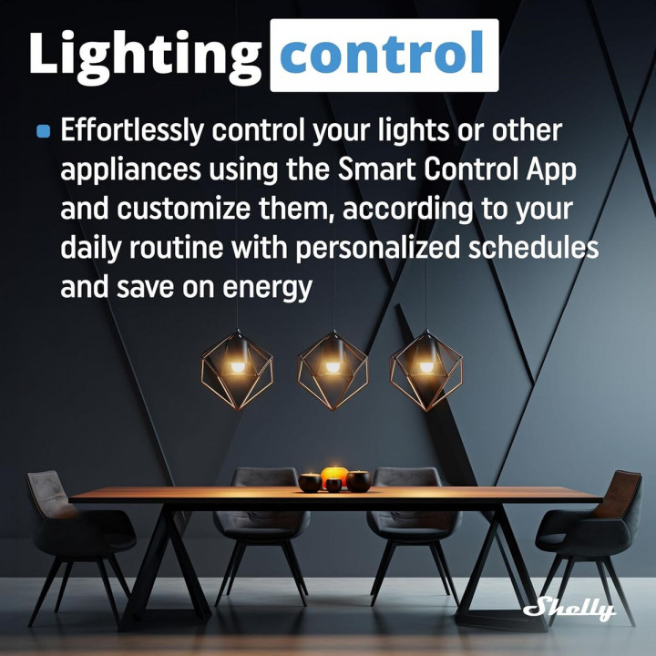 Intelligenter Stecker Shelly MINI 1 GEN3 RELE WIFI BT Bluetooth Wi-Fi Bluetooth 4.2