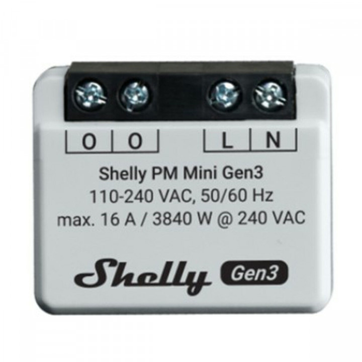 Shelly Módulo switch Mini PM Gen3