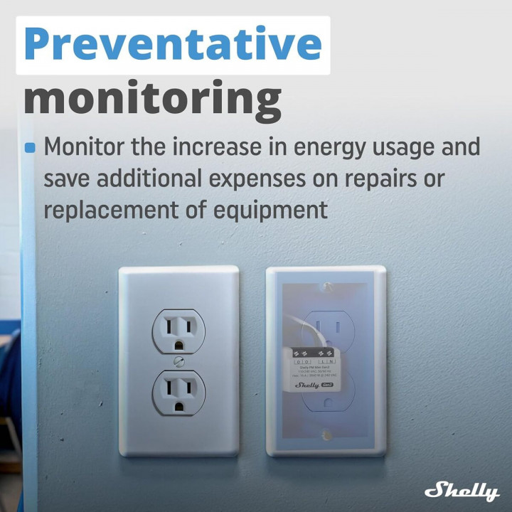 Shelly Módulo switch Mini PM Gen3