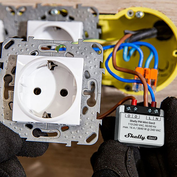 Shelly Módulo switch Mini PM Gen3