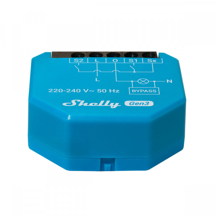 Slim Stopcontact Shelly S3SW-0A1X1EUL Bluetooth Wi-Fi 230 V 10 A