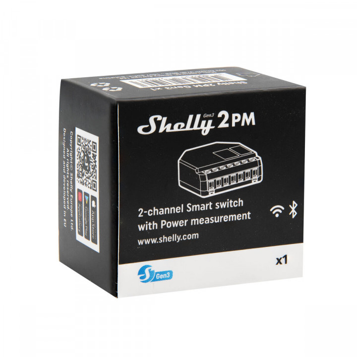 Slim Stopcontact Shelly S3SW-002P16EU Wi-Fi