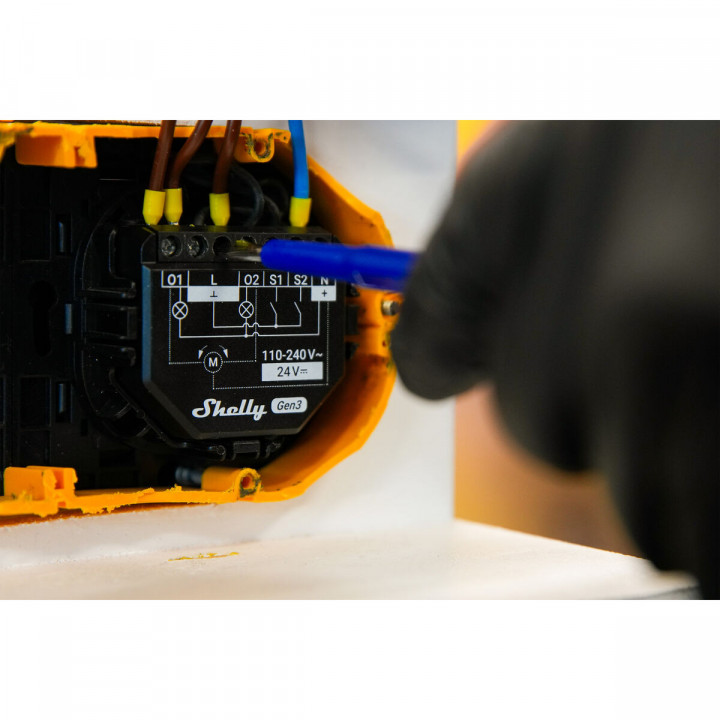 Slim Stopcontact Shelly S3SW-002P16EU Wi-Fi