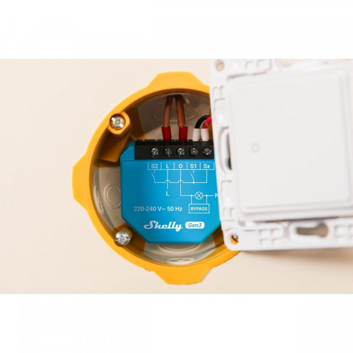 Shelly Módulo switch 2L Gen3  Wi-Fi BT