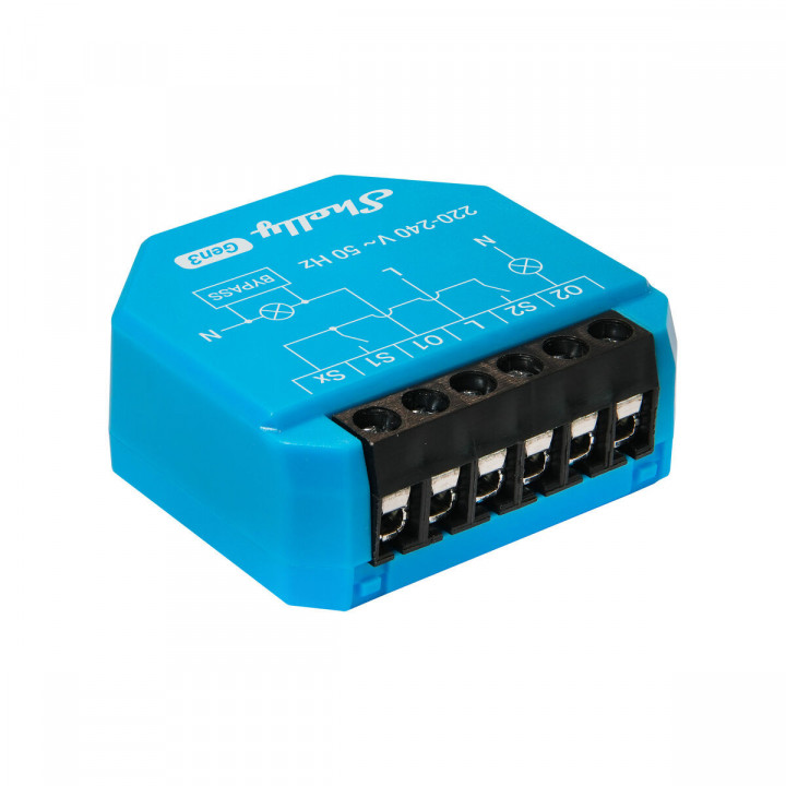 Shelly Módulo switch 2L Gen3  Wi-Fi BT