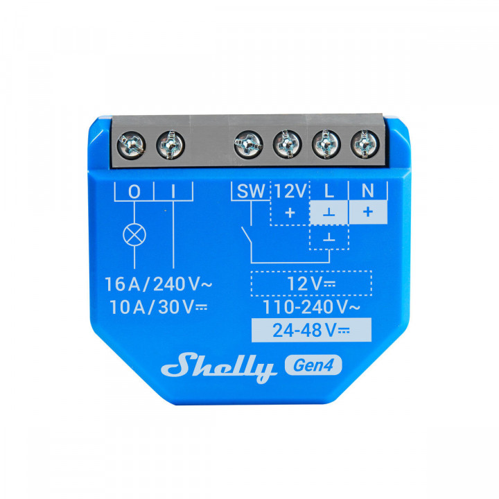 Slim Stopcontact Shelly S4SW-001X16EU Bluetooth Wi-Fi Bluetooth 5.0 240 V