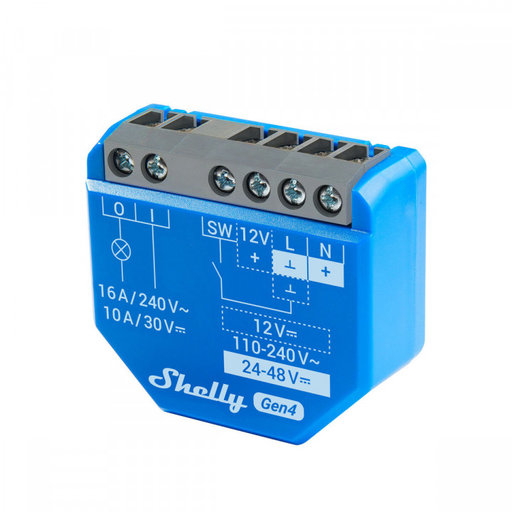 Shelly Módulo switch 1 Gen 4  Wi-Fi BT