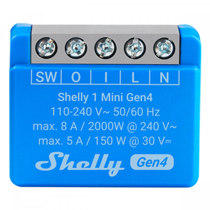 Intelligenter Stecker Shelly S4SW-001X8EUU Bluetooth Wi-Fi Bluetooth 5.0
