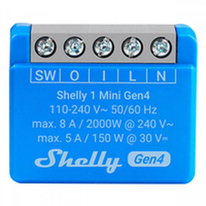 Intelligenter Stecker Shelly S4SW-001X8EUU Bluetooth Wi-Fi Bluetooth 5.0