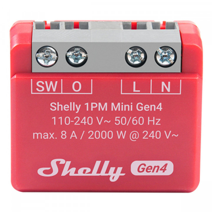 Shelly Módulo switch Gen 4 1PM Mini   Wi-Fi BT