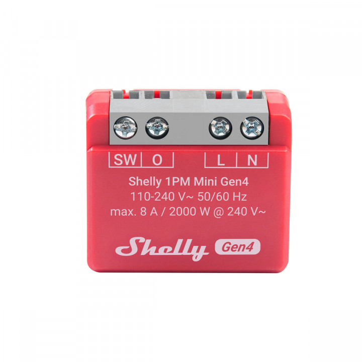Prise Intelligente Shelly S4SW-001P8EU Bluetooth Wi-Fi Bluetooth 5.0