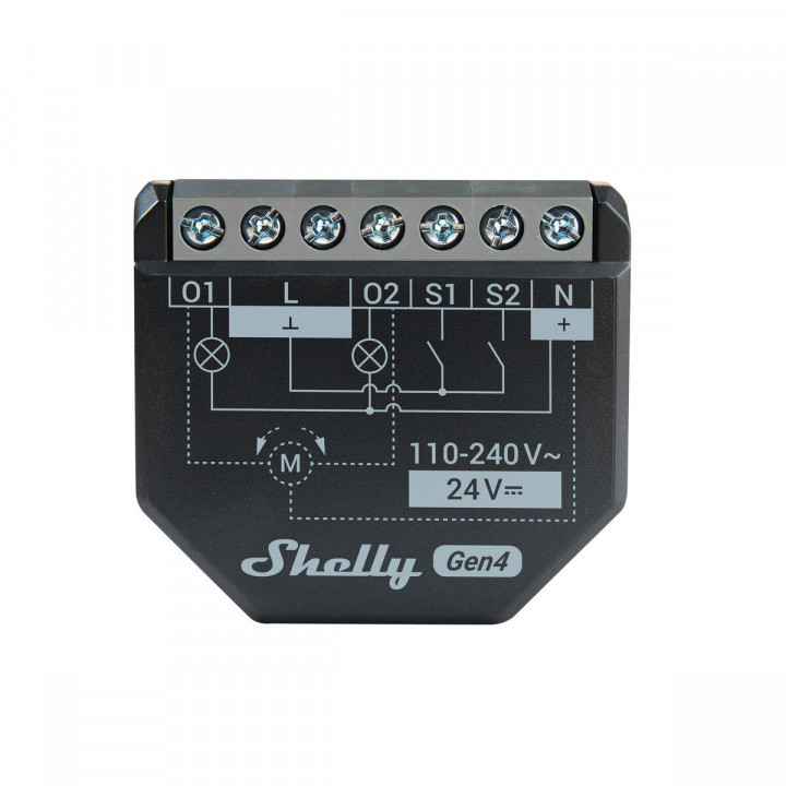 Slim Stopcontact Shelly SHELLY 2PM GEN4 X4 Wi-Fi 230 V 10 A (4 Stuks)