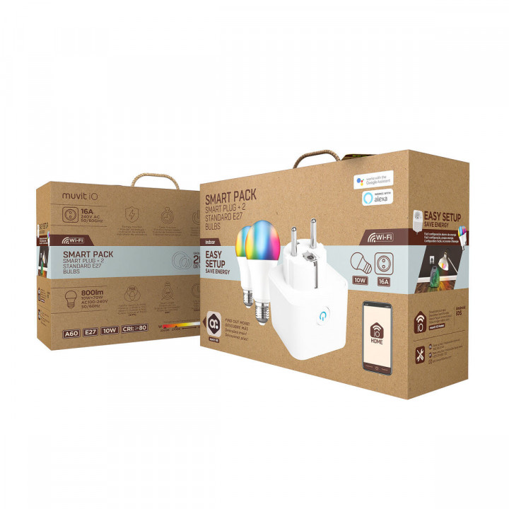 Slim Stopcontact Muvit iO Wi-Fi 220 V