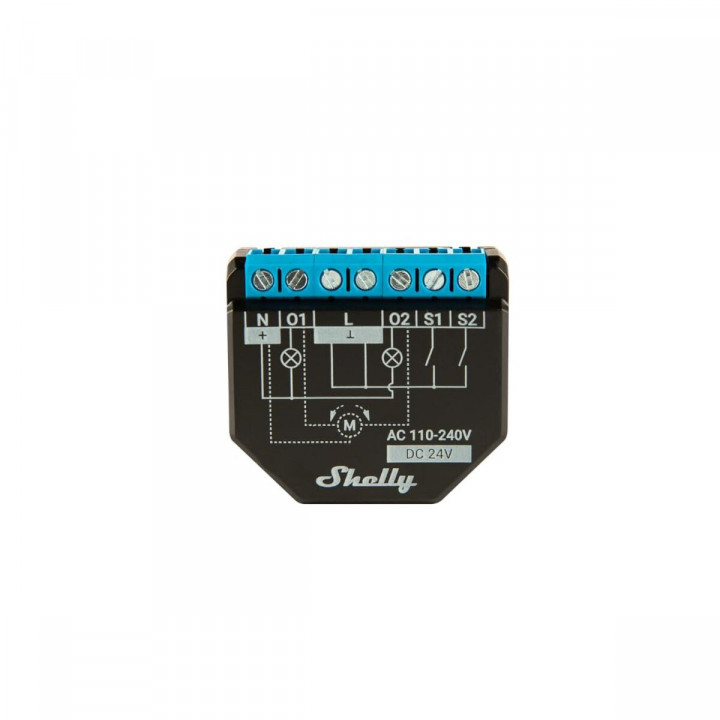Wi-Fi schakelmodule Shelly Plus 2PM WLAN 240 V Wifi