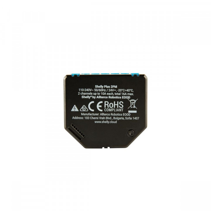 Wi-Fi switch module Shelly Plus 2PM WLAN 240 V WiFi