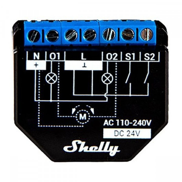Wi-Fi schakelmodule Shelly Plus 2PM WLAN 240 V Wifi