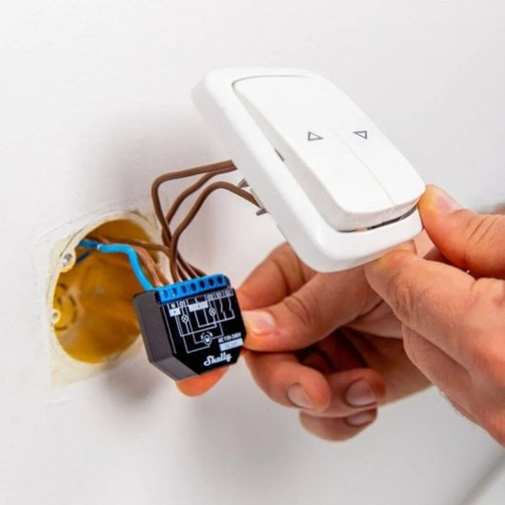 Wi-Fi switch module Shelly Plus 2PM WLAN 240 V WiFi