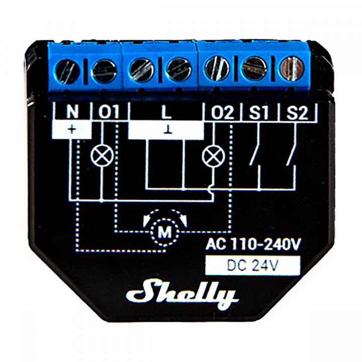 Modulo interruttore Wi-Fi Shelly Plus 2PM WLAN 240 V WiFi