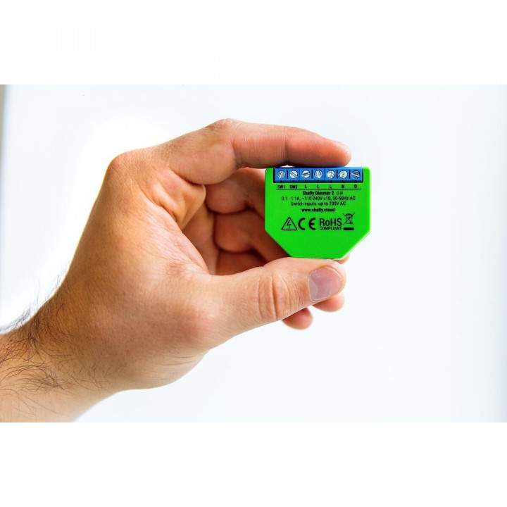 Shelly Módulo switch Wi-Fi BT Dimmer 2