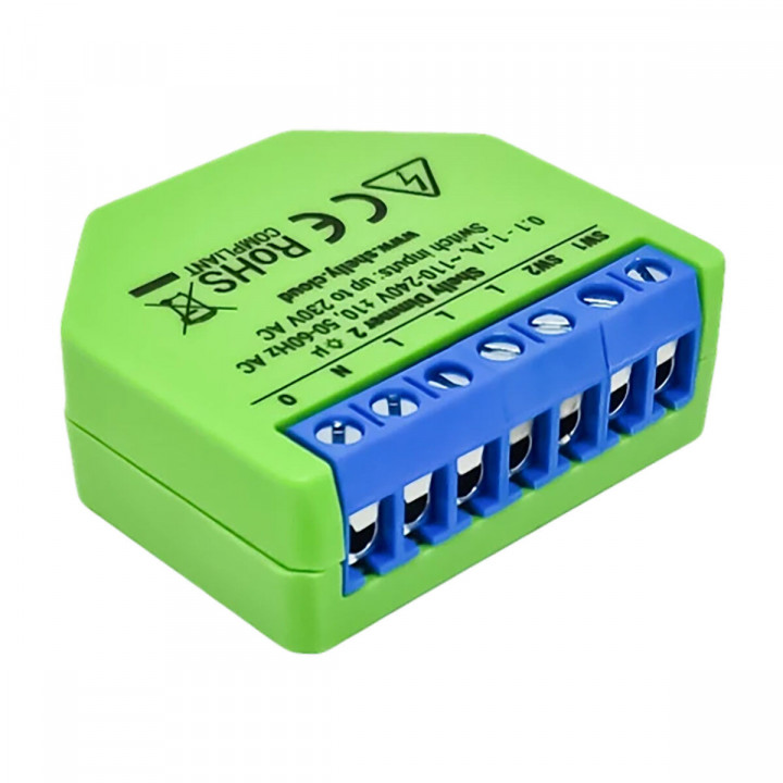 Module interrupteur Wi-Fi Shelly Dimmer 2 240 V 2 A