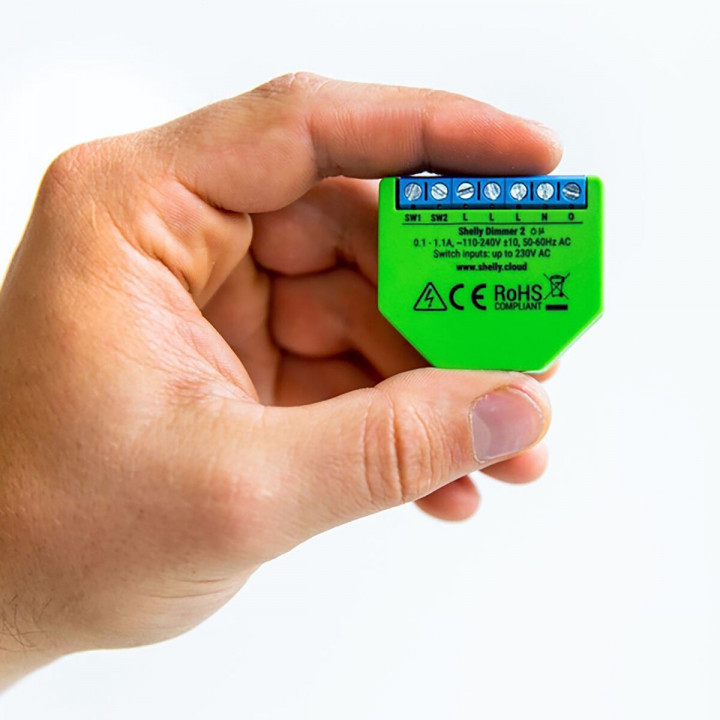 Wi-Fi-Schaltmodul Shelly Dimmer 2 240 V 2 A