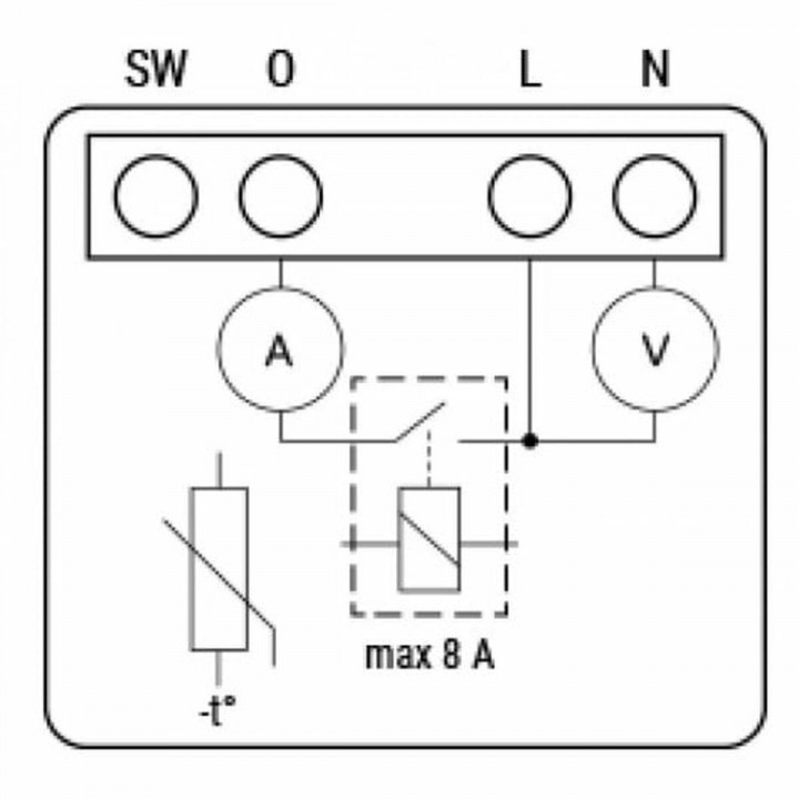 Wi-Fi switch module Shelly Mini 1PM Gen3 Bluetooth Wi-Fi Bluetooth 4.2