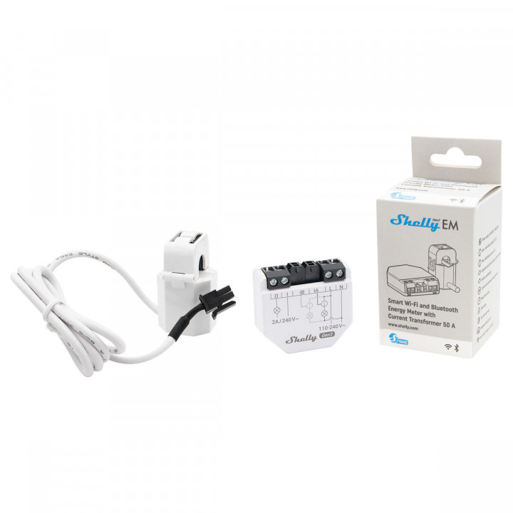 Wi-Fi switch module Shelly EM GEN3 + 50 A CT